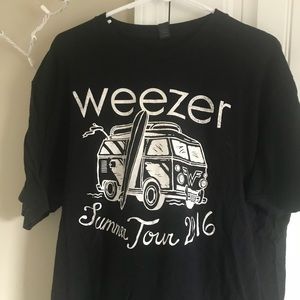 Weezer 2016 tour tee